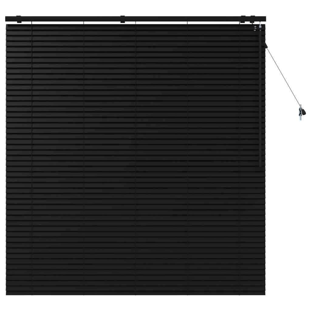 vidaXL Żaluzja wenecka Czarny 160 x 160 cm 35 mm