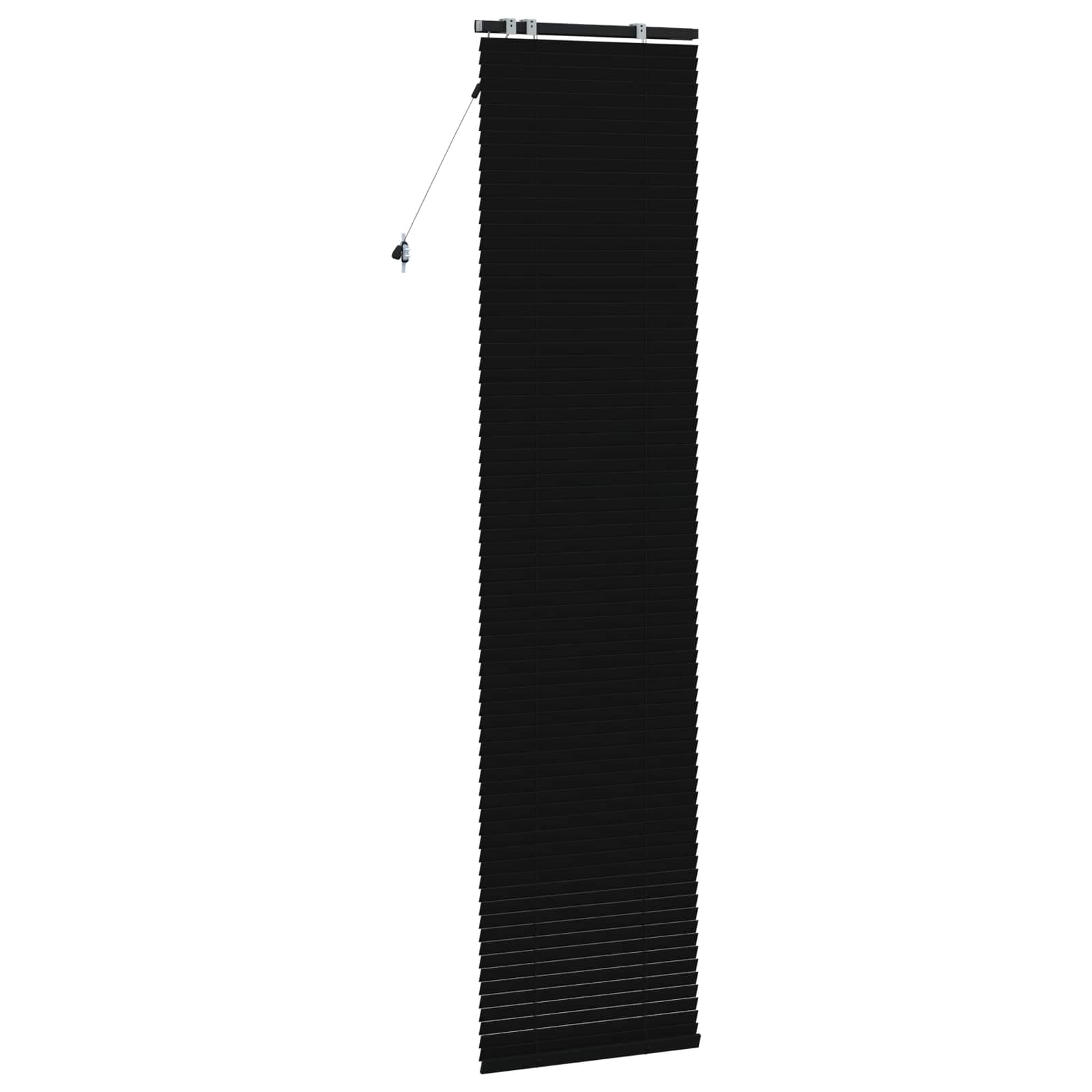 vidaXL Żaluzja wenecka Czarny 55 x 250 cm 35 mm