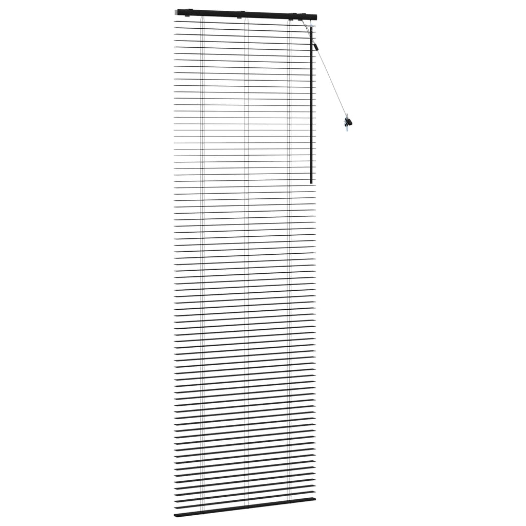 vidaXL Żaluzja wenecka Czarny 95 x 250 cm 35 mm