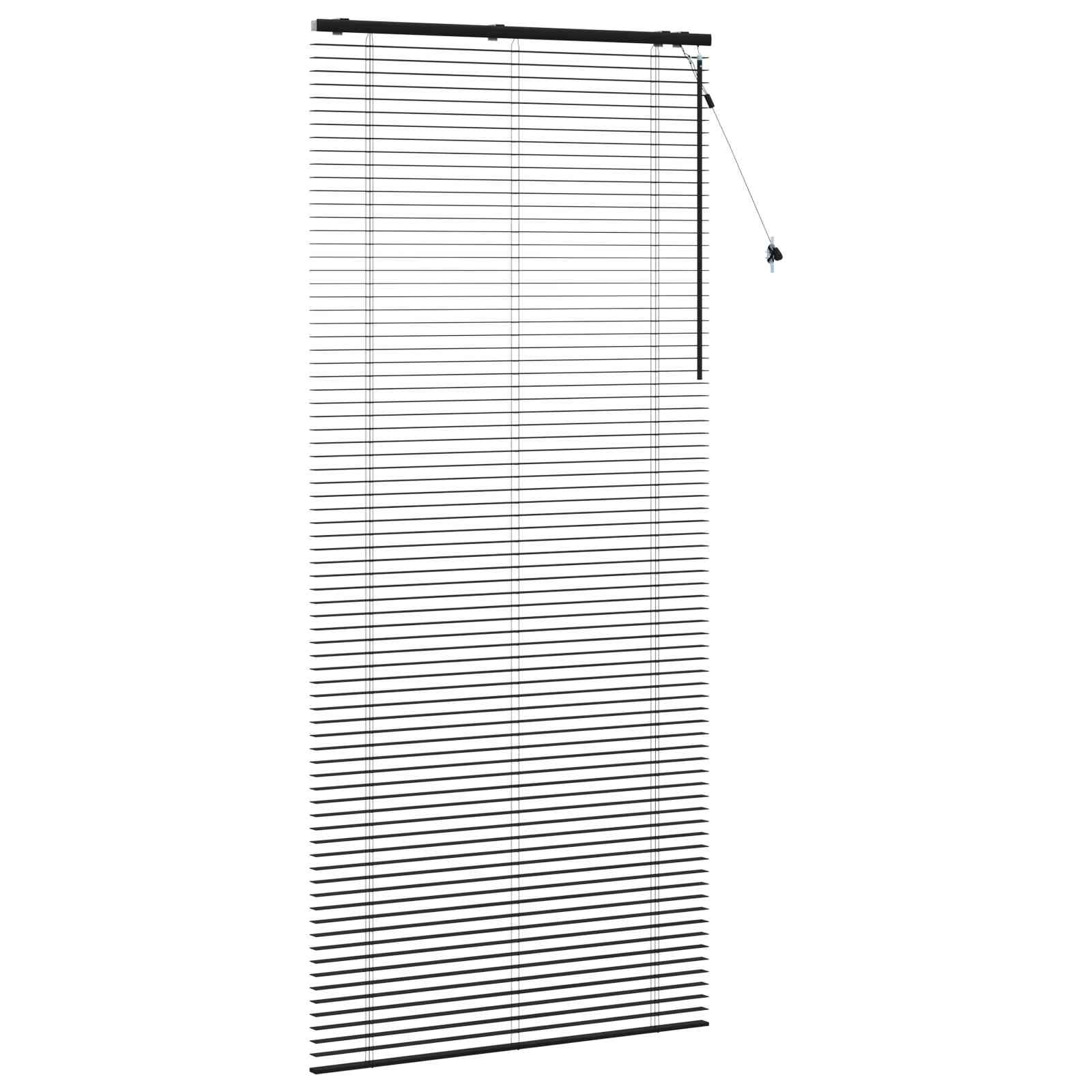 vidaXL Żaluzja wenecka Czarny 100 x 250 cm 35 mm