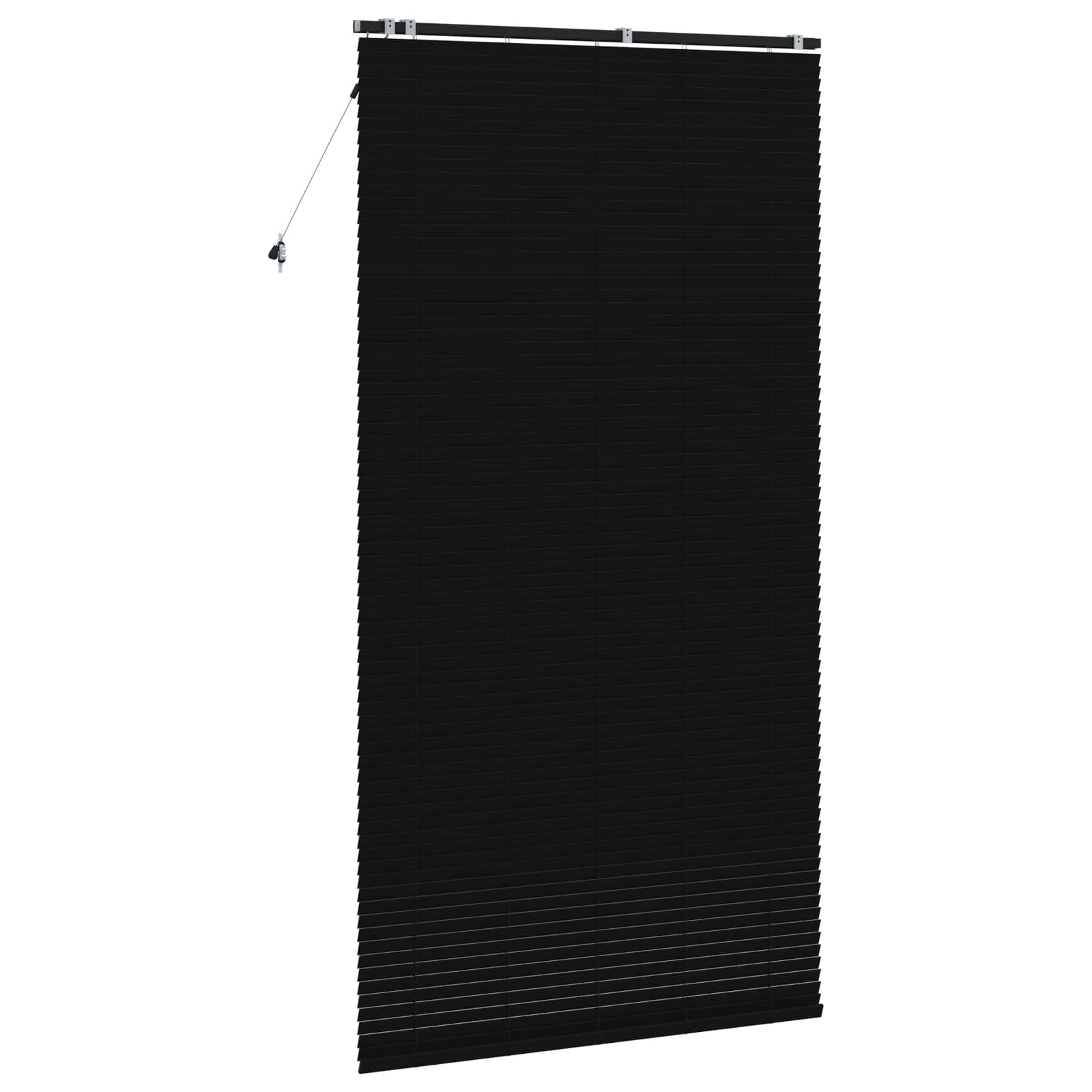 vidaXL Żaluzja wenecka Czarny 135 x 250 cm 35 mm