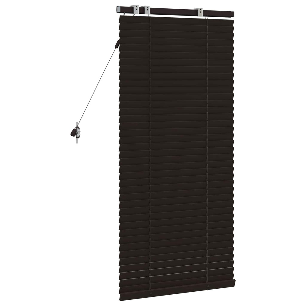 vidaXL Żaluzja wenecka Ciemny brąz 65 x 130 cm 35 mm
