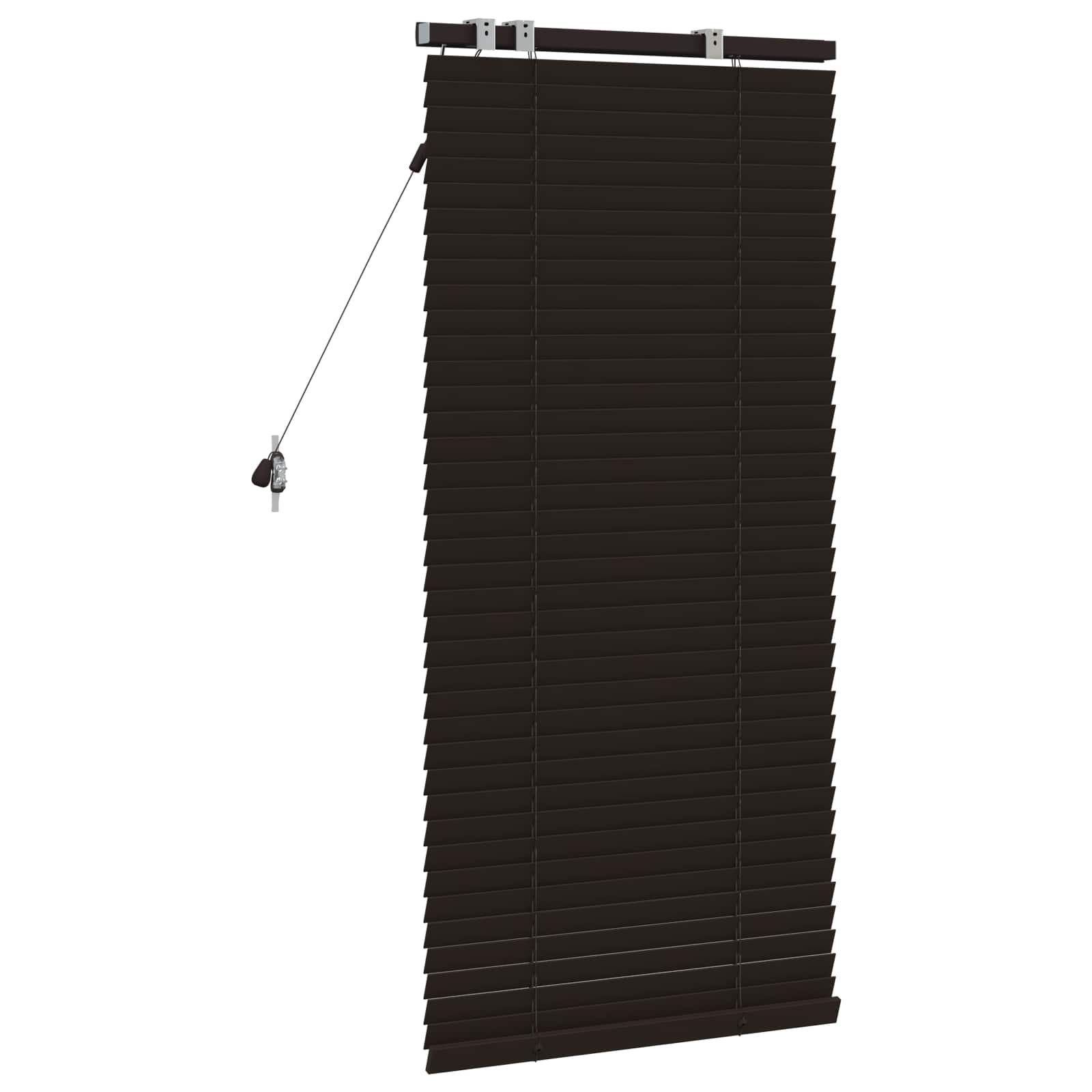 vidaXL Żaluzja wenecka Ciemny brąz 65 x 130 cm 35 mm