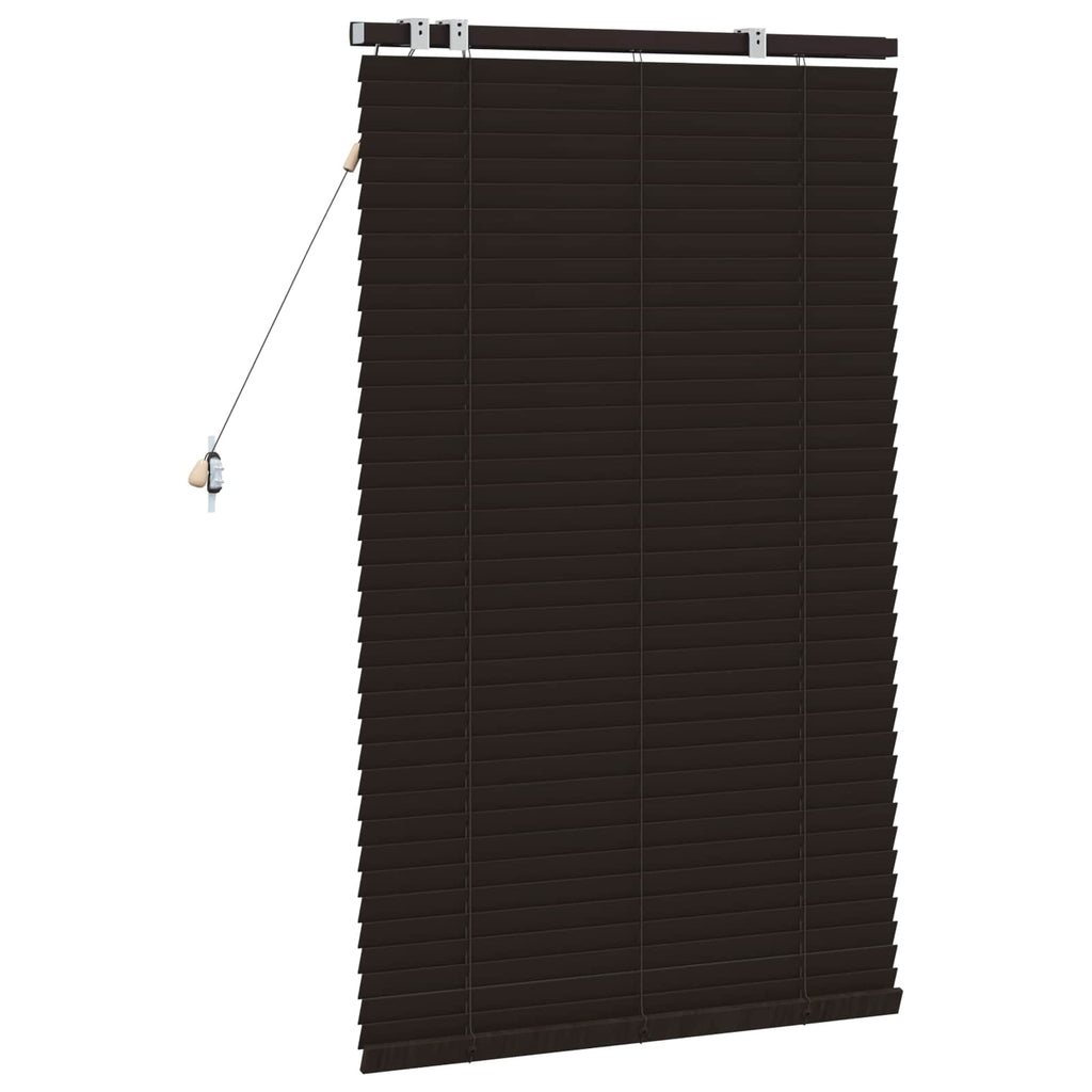 vidaXL Żaluzja wenecka Ciemny brąz 70 x 130 cm 35 mm