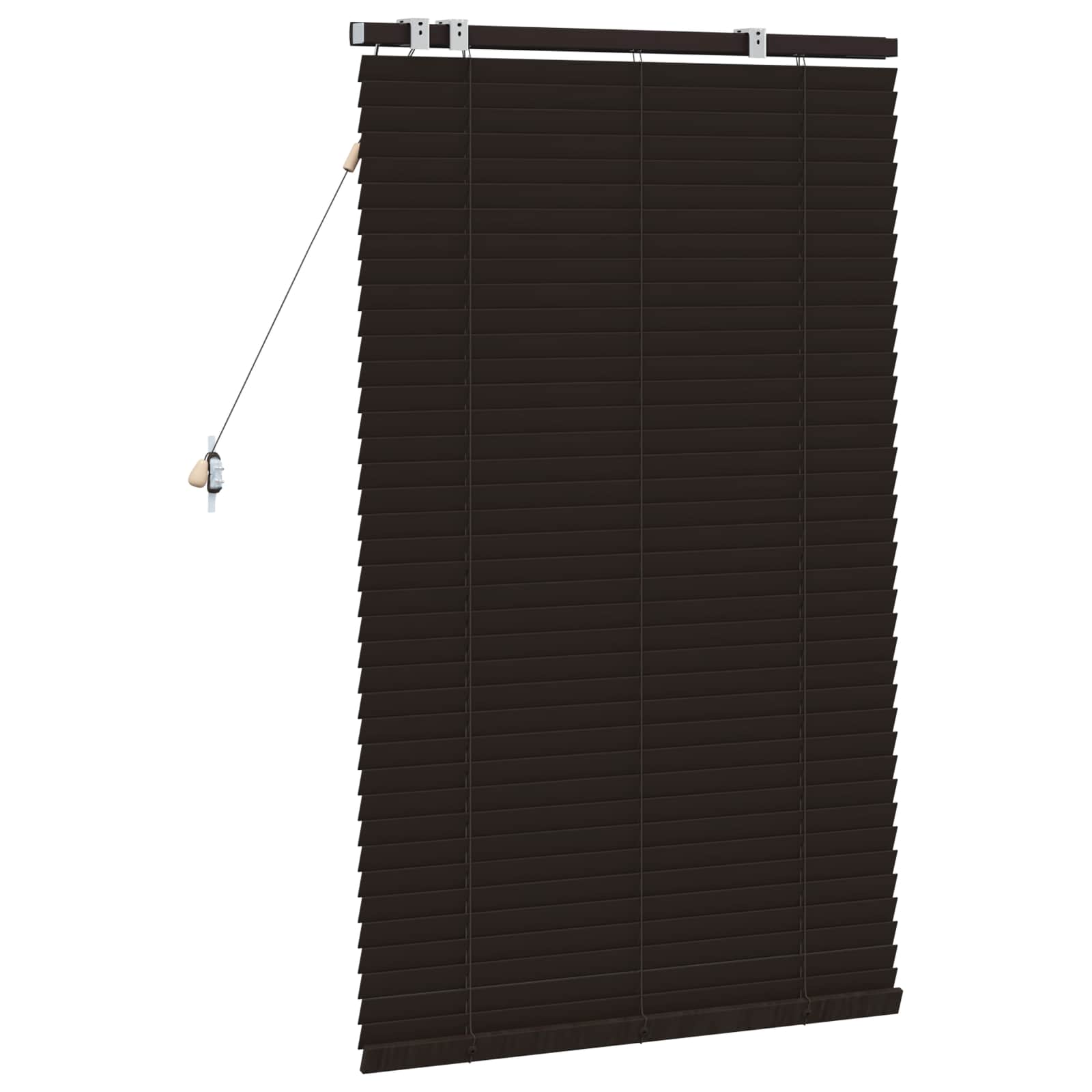 vidaXL Żaluzja wenecka Ciemny brąz 70 x 130 cm 35 mm