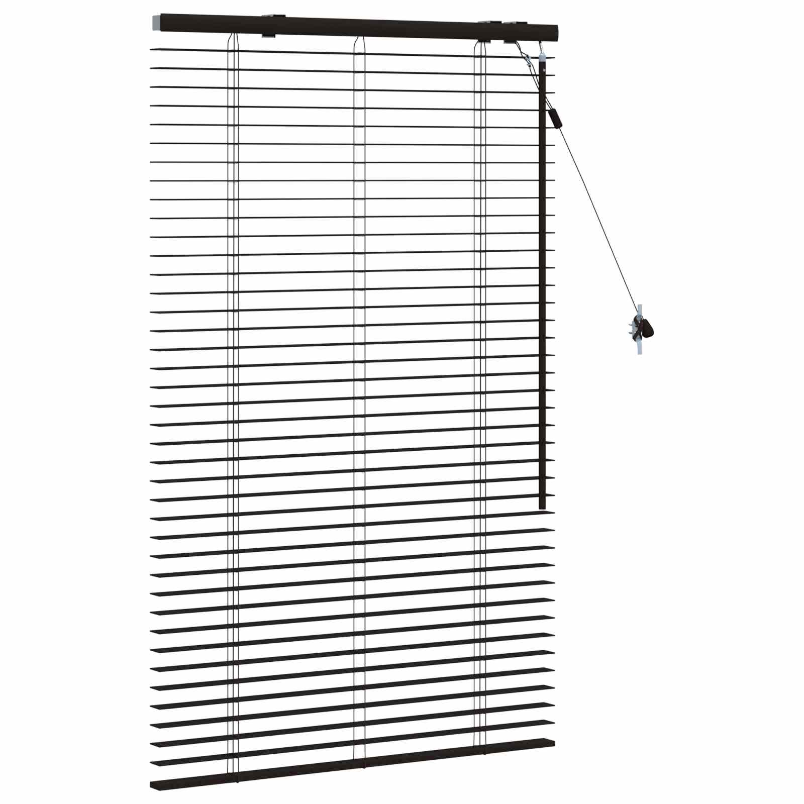 vidaXL Żaluzja wenecka Ciemny brąz 75 x 130 cm 35 mm
