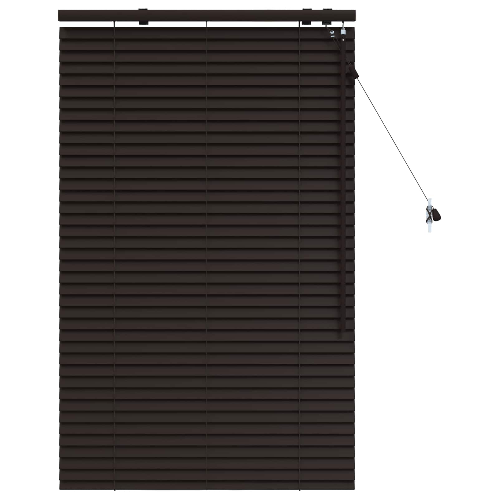 vidaXL Żaluzja wenecka Ciemny brąz 75 x 130 cm 35 mm