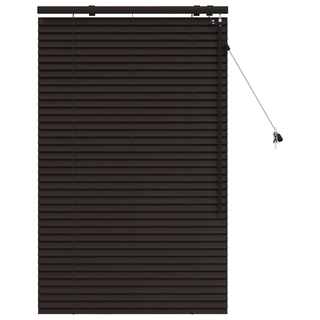 vidaXL Żaluzja wenecka Ciemny brąz 95 x 130 cm 35 mm