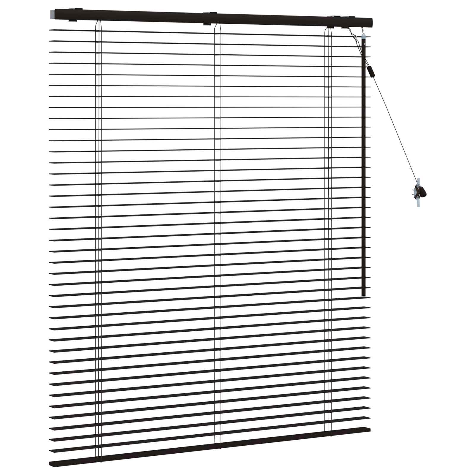 vidaXL Żaluzja wenecka Ciemny brąz 115 x 130 cm 35 mm