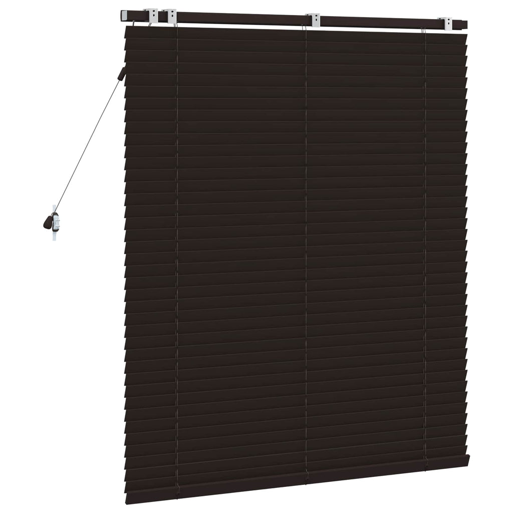 vidaXL Żaluzja wenecka Ciemny brąz 115 x 130 cm 35 mm