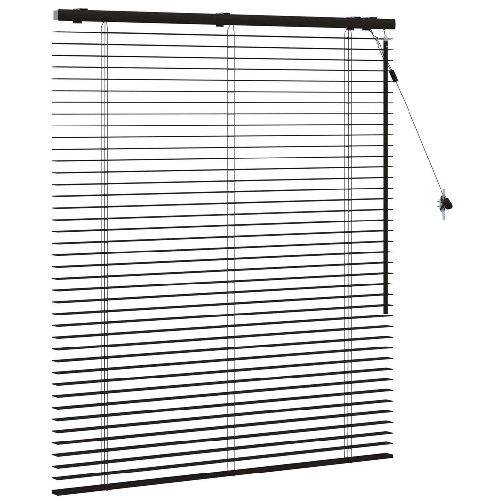 vidaXL Żaluzja wenecka Ciemny brąz 120 x 130 cm 35 mm