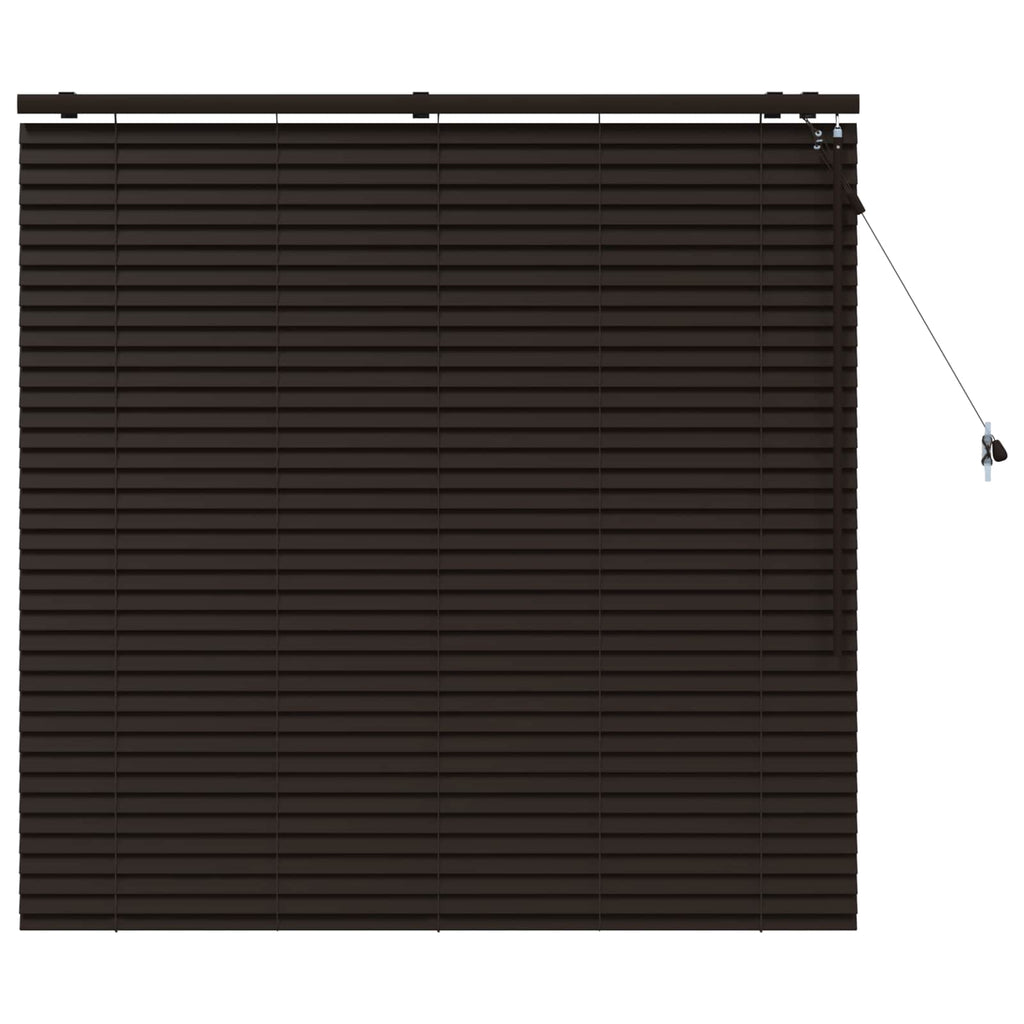 vidaXL Żaluzja wenecka Ciemny brąz 130 x 130 cm 35 mm