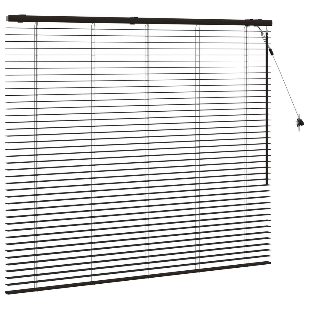 vidaXL Żaluzja wenecka Ciemny brąz 155 x 130 cm 35 mm