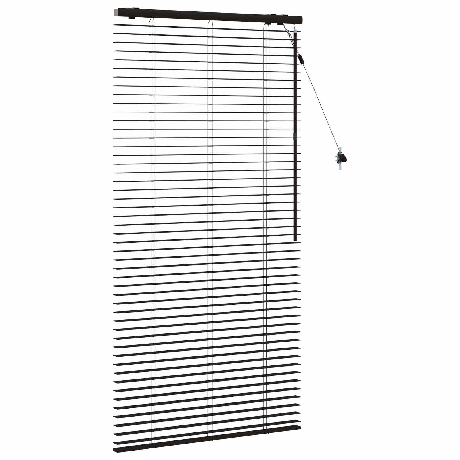 vidaXL Żaluzja wenecka Ciemny brąz 70 x 160 cm 35 mm