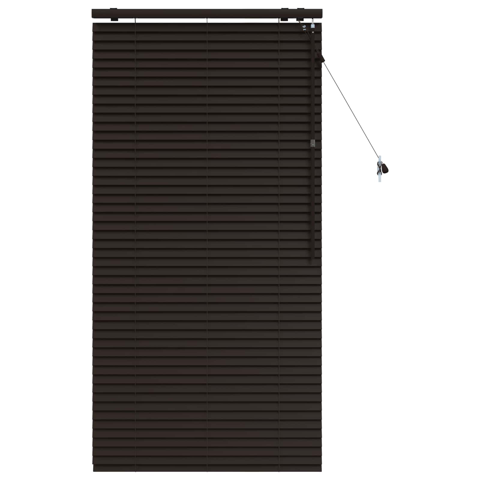 vidaXL Żaluzja wenecka Ciemny brąz 70 x 160 cm 35 mm