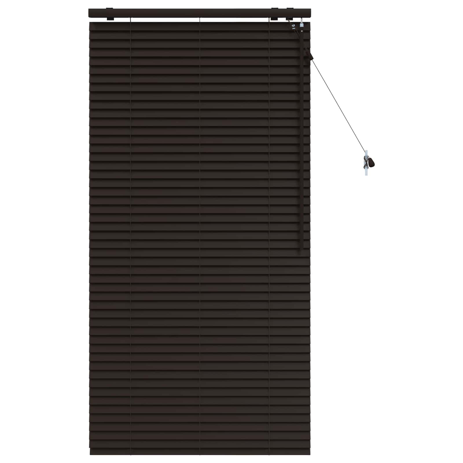 vidaXL Żaluzja wenecka Ciemny brąz 85 x 160 cm 35 mm