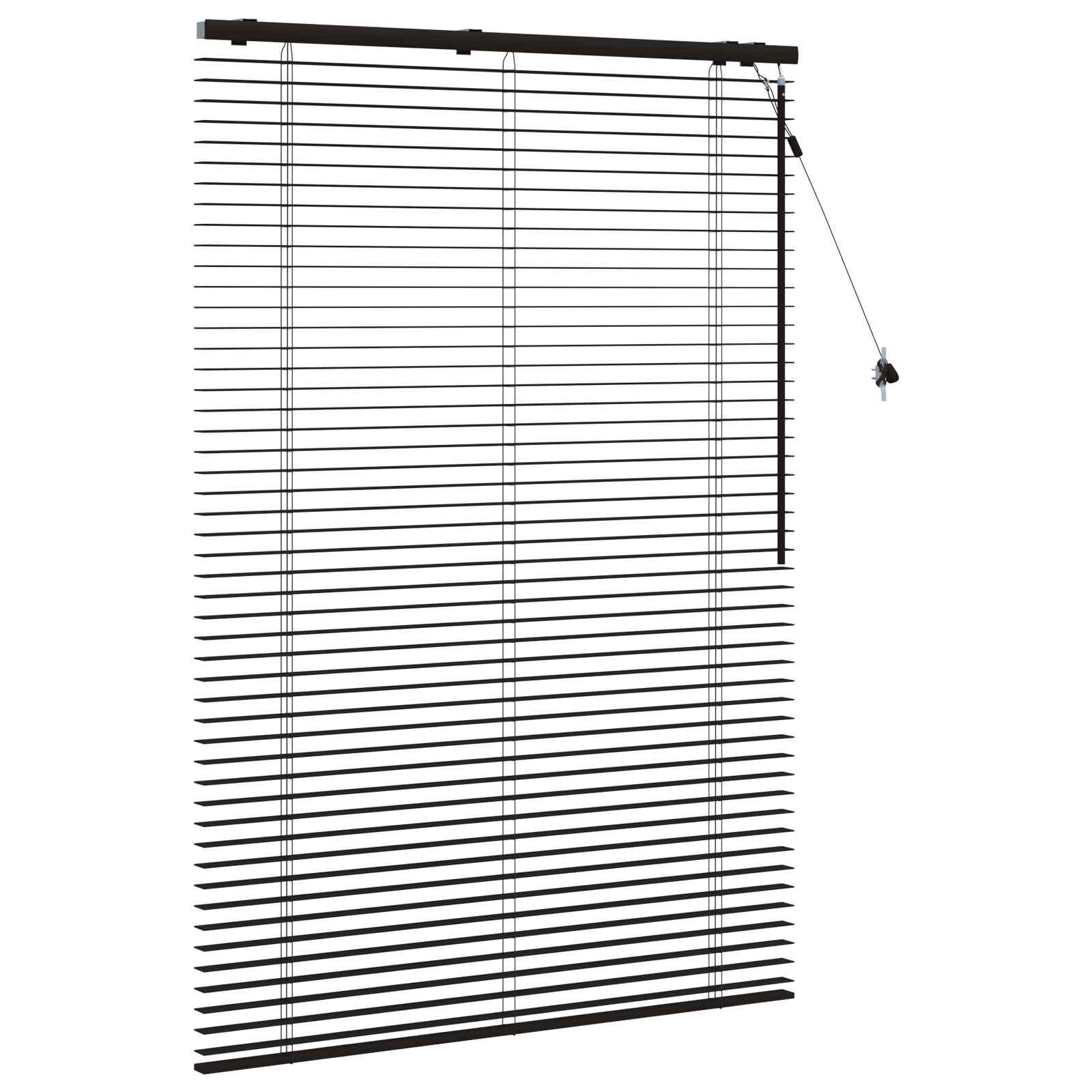 vidaXL Żaluzja wenecka Ciemny brąz 120 x 160 cm 35 mm
