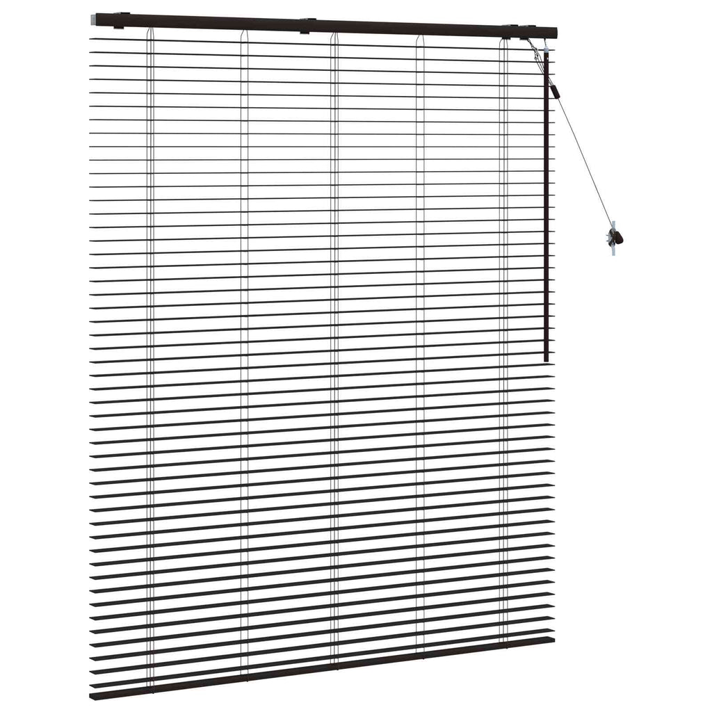 vidaXL Żaluzja wenecka Ciemny brąz 135 x 160 cm 35 mm