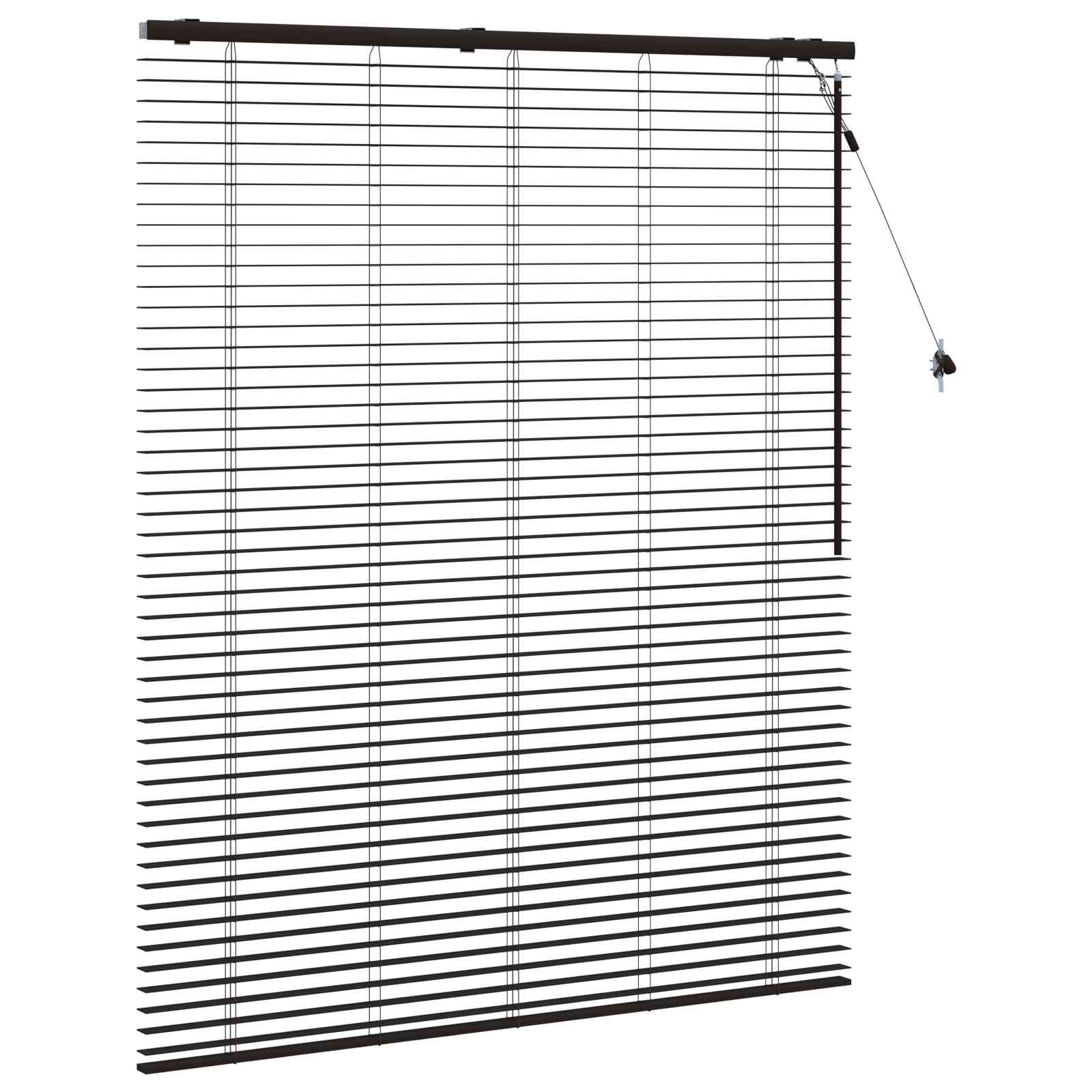 vidaXL Żaluzja wenecka Ciemny brąz 140 x 160 cm 35 mm