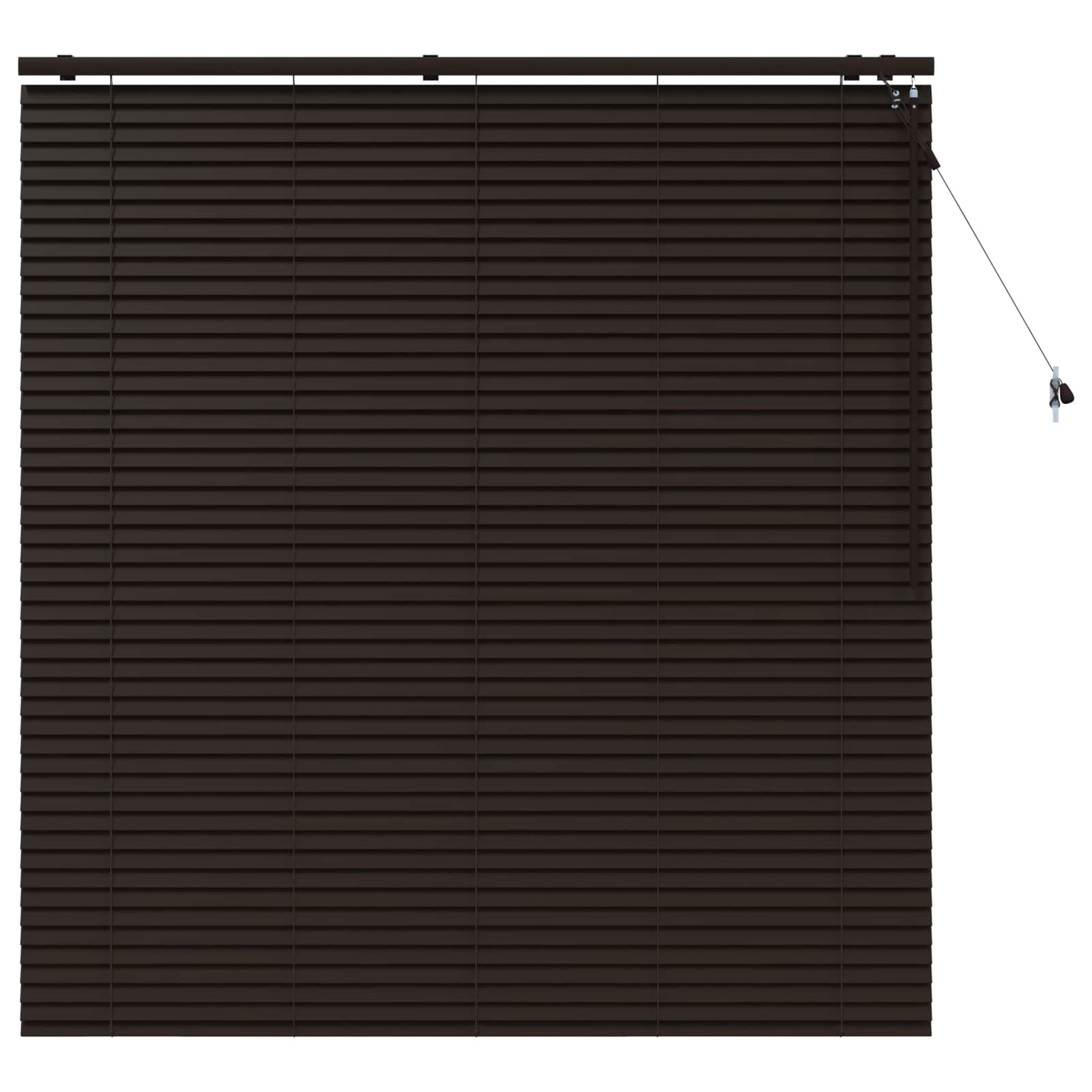 vidaXL Żaluzja wenecka Ciemny brąz 150 x 160 cm 35 mm
