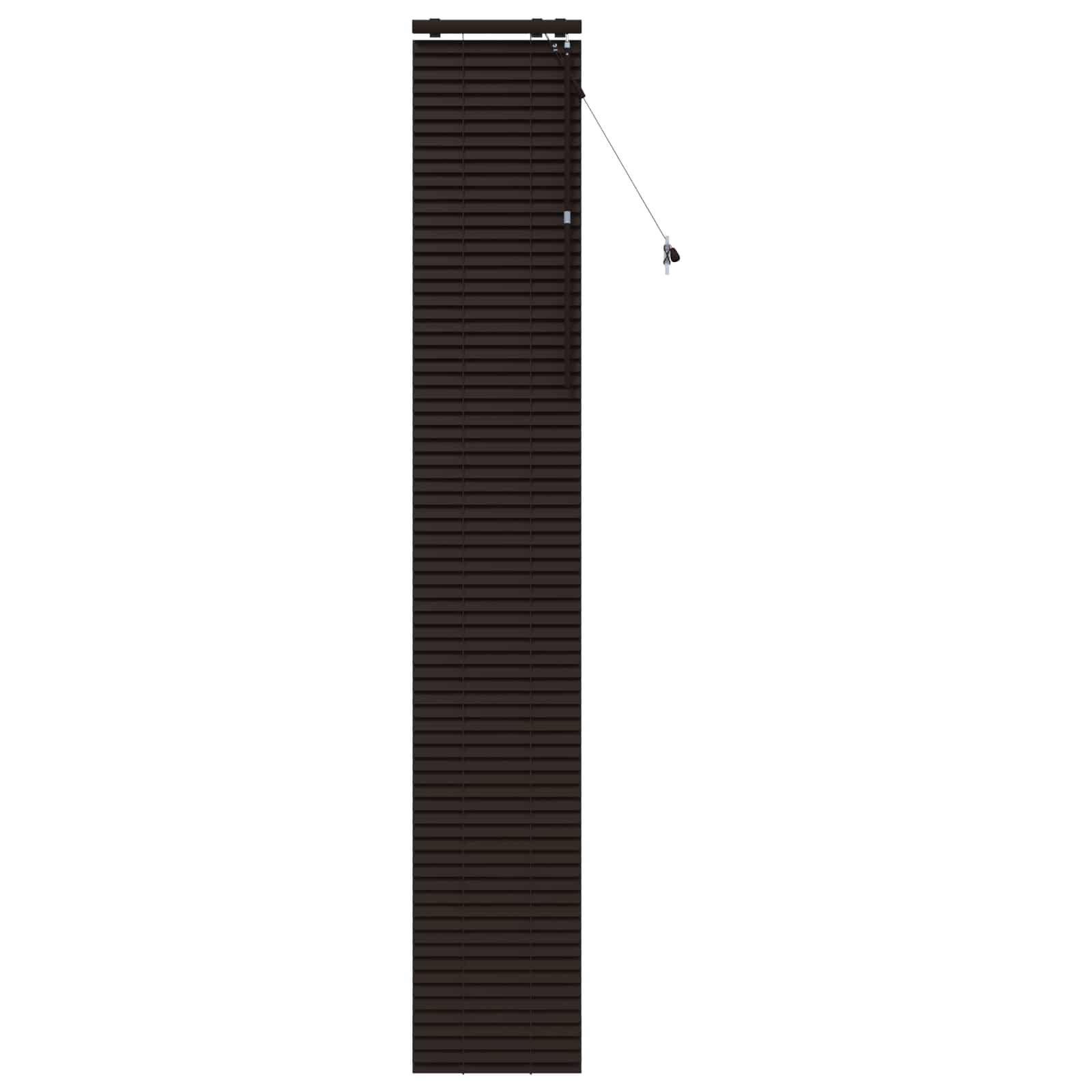 vidaXL Żaluzja wenecka Ciemny brąz 45 x 250 cm 35 mm