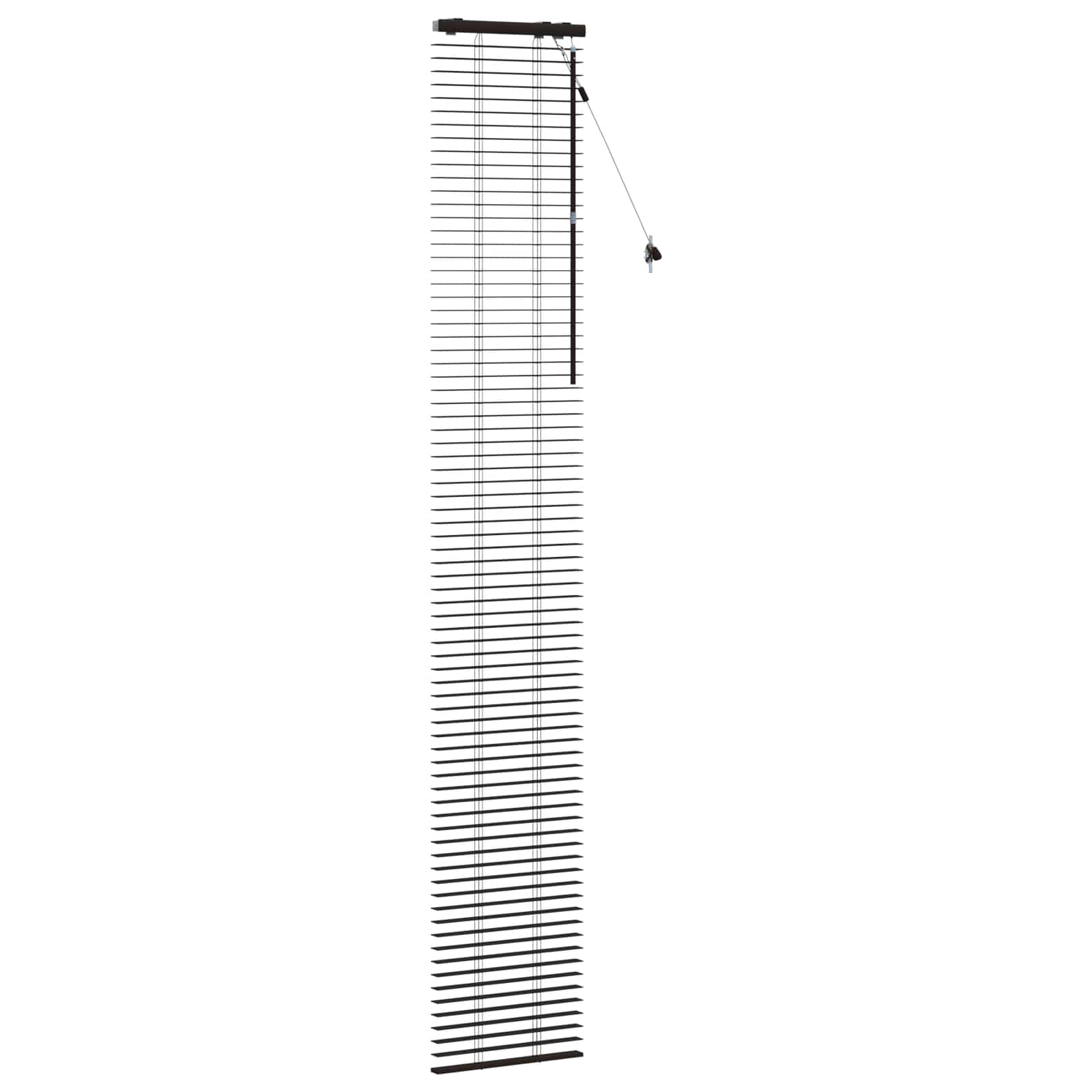 vidaXL Żaluzja wenecka Ciemny brąz 50 x 250 cm 35 mm