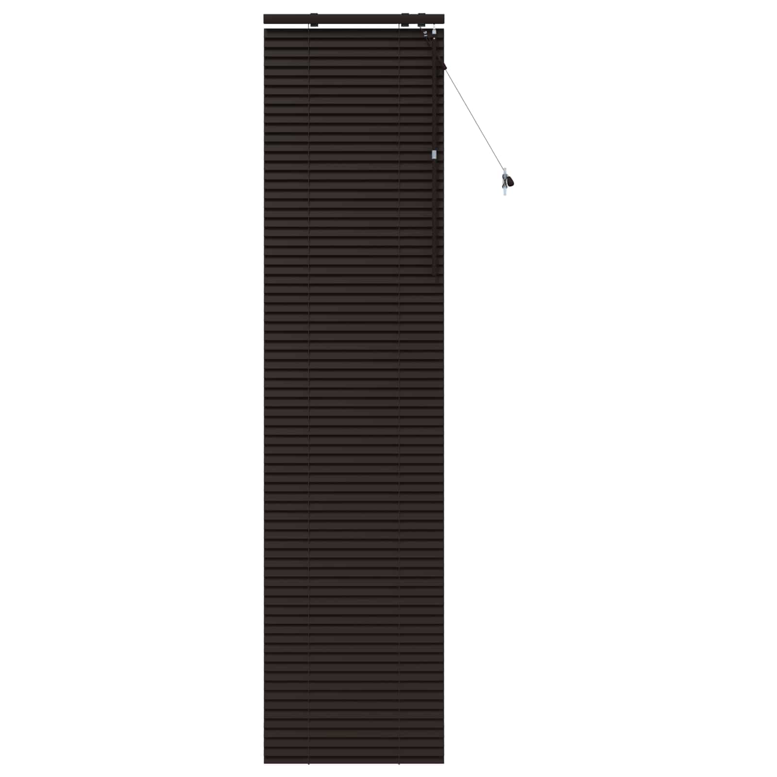 vidaXL Żaluzja wenecka Ciemny brąz 65 x 250 cm 35 mm