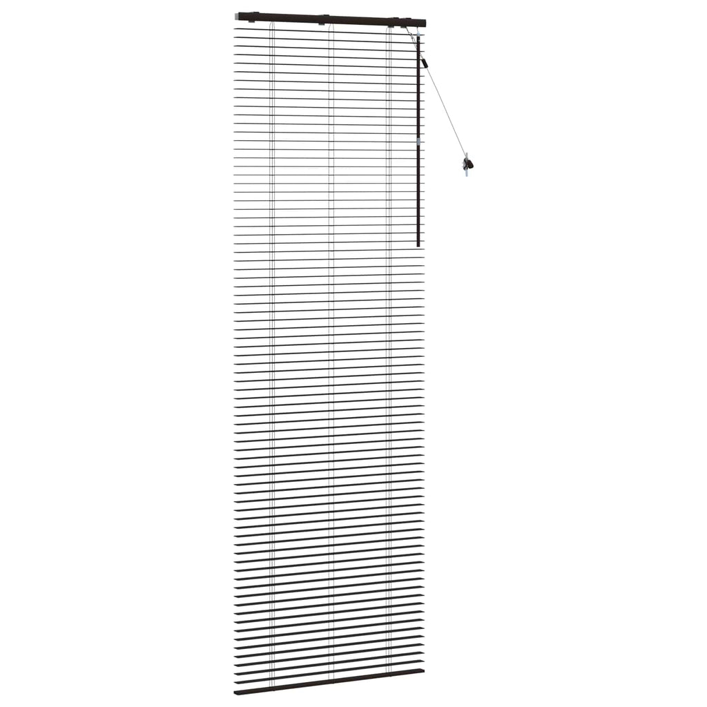 vidaXL Żaluzja wenecka Ciemny brąz 70 x 250 cm 35 mm