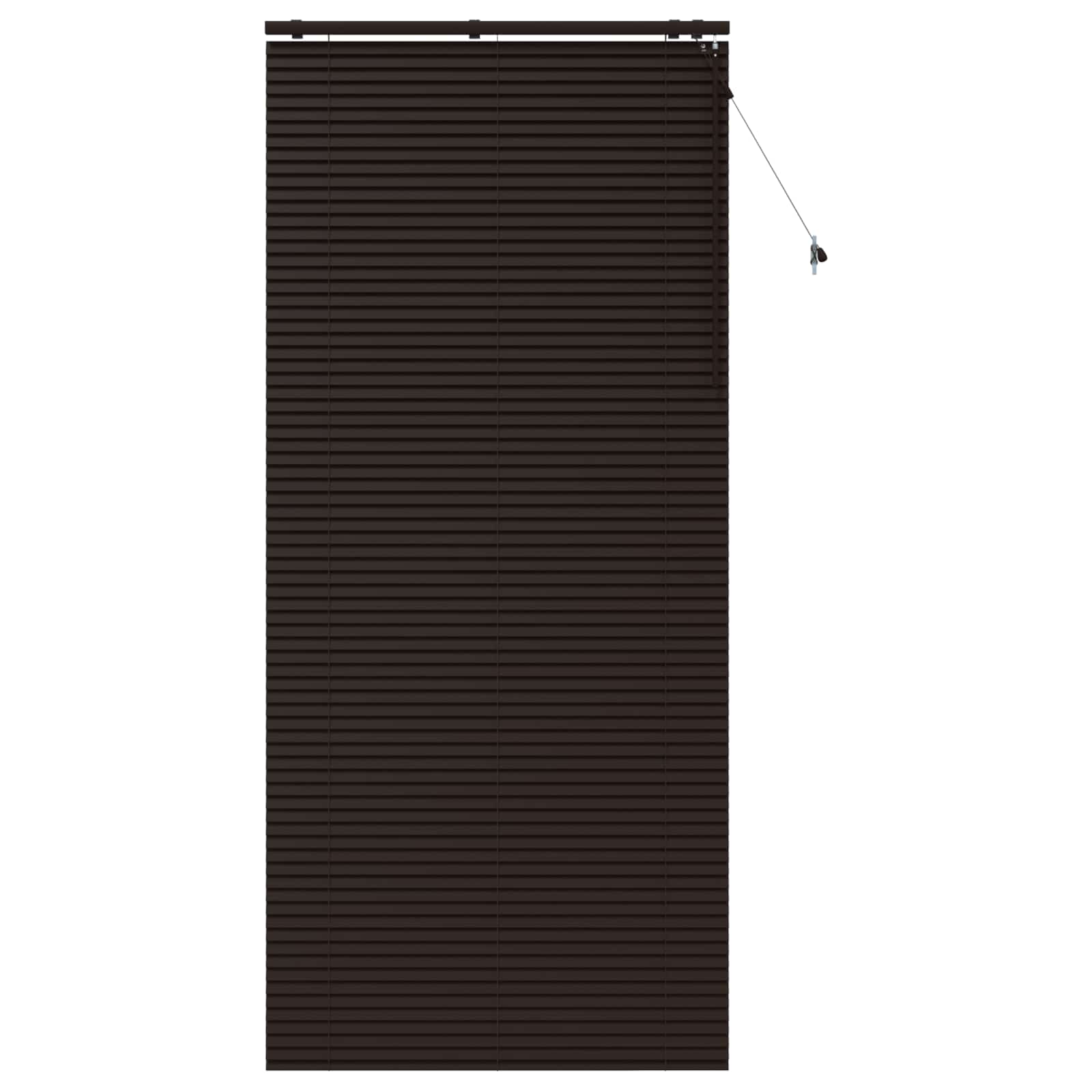 vidaXL Żaluzja wenecka Ciemny brąz 100 x 250 cm 35 mm