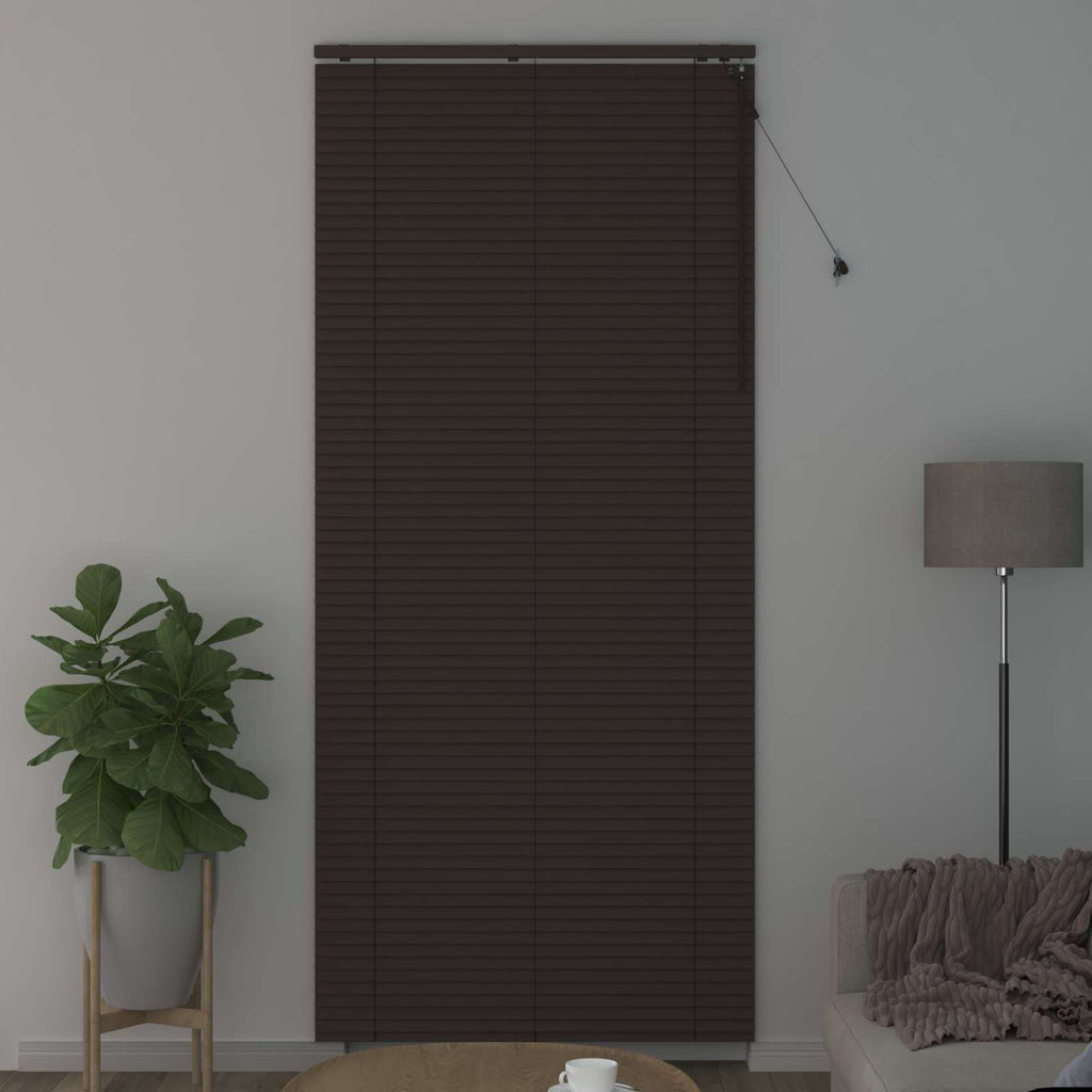 vidaXL Żaluzja wenecka Ciemny brąz 110 x 250 cm 35 mm