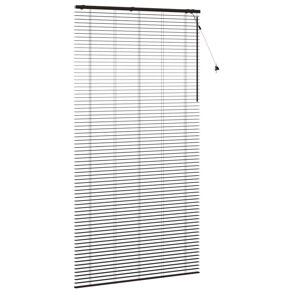 vidaXL Żaluzja wenecka Ciemny brąz 125 x 250 cm 35 mm