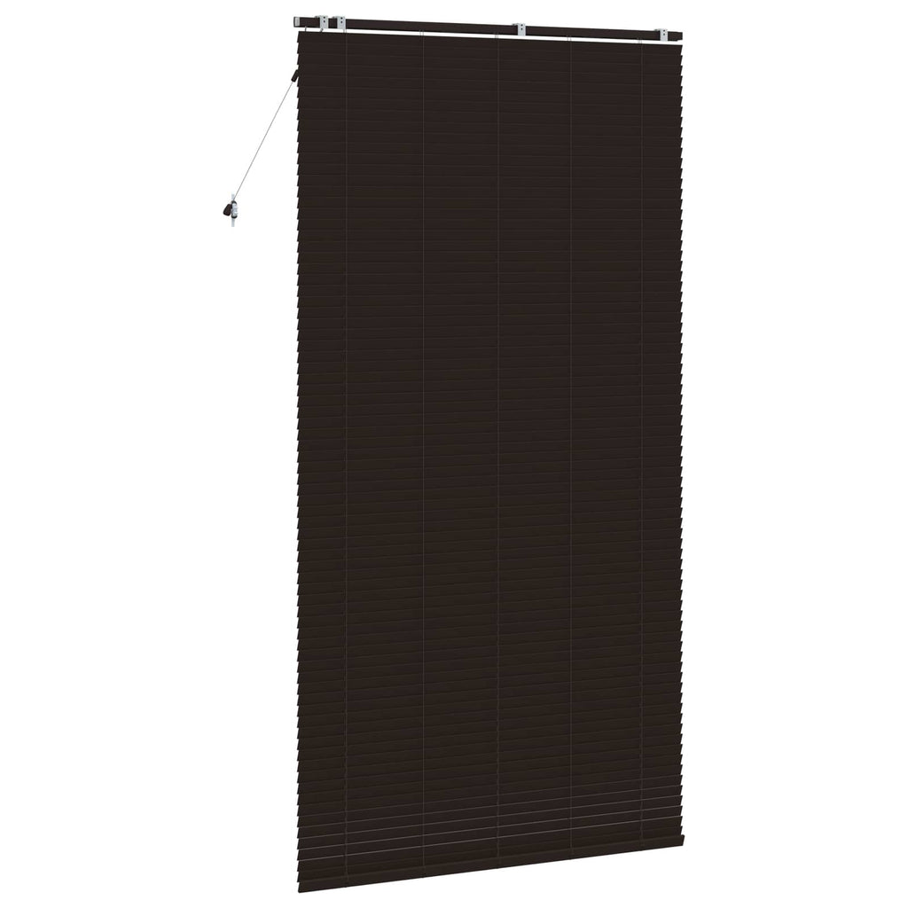 vidaXL Żaluzja wenecka Ciemny brąz 125 x 250 cm 35 mm