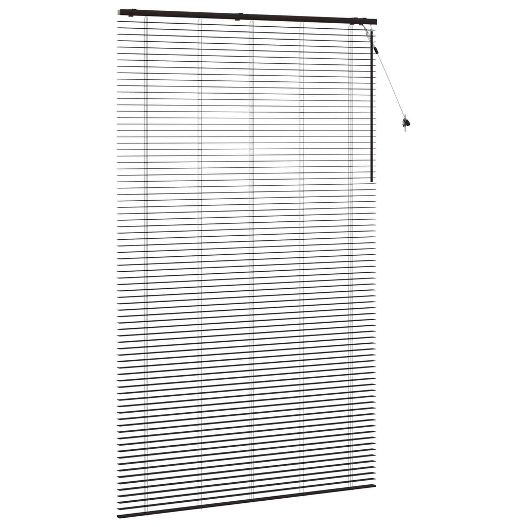 vidaXL Żaluzja wenecka Ciemny brąz 150 x 250 cm 35 mm