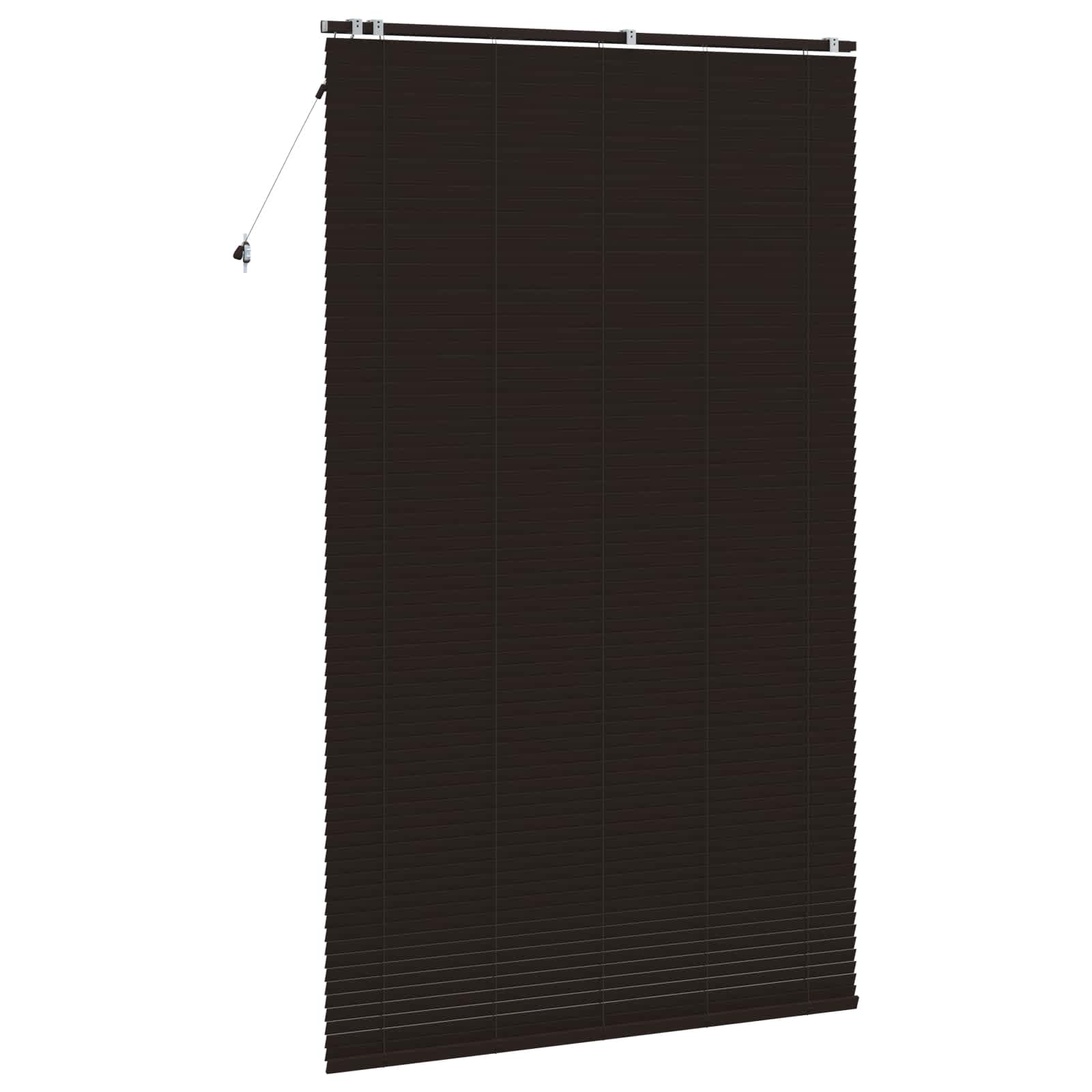 vidaXL Żaluzja wenecka Ciemny brąz 150 x 250 cm 35 mm