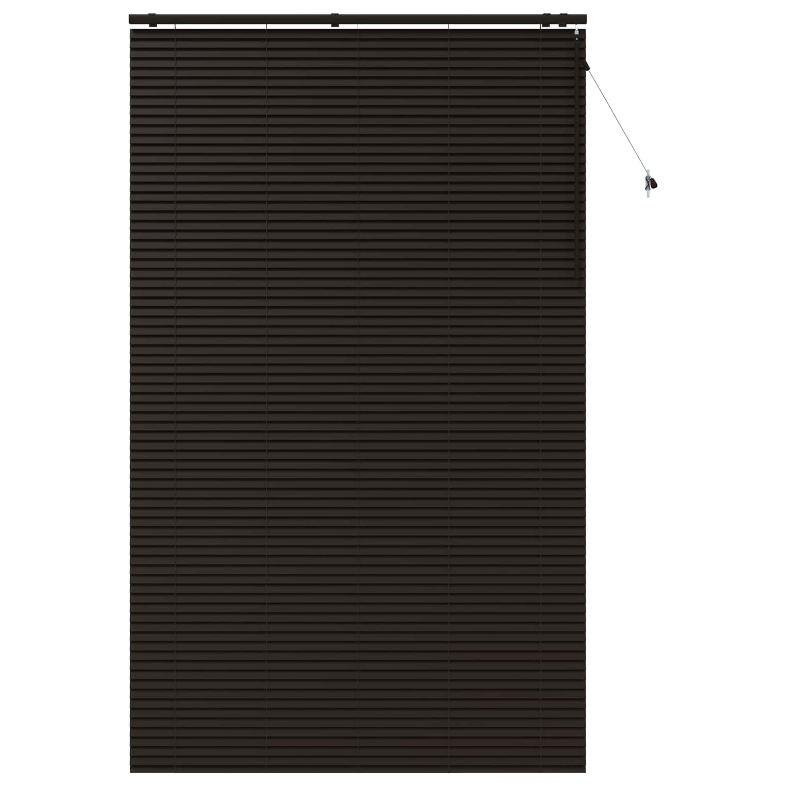 vidaXL Żaluzja wenecka Ciemny brąz 160 x 250 cm 35 mm