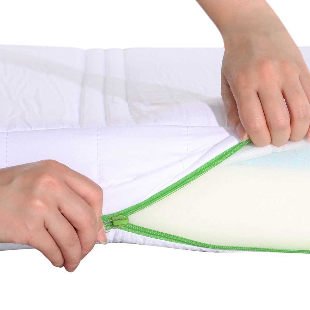 vidaXL Rama łóżka z rozsuwanym materacem Biały 80 x 200 cm