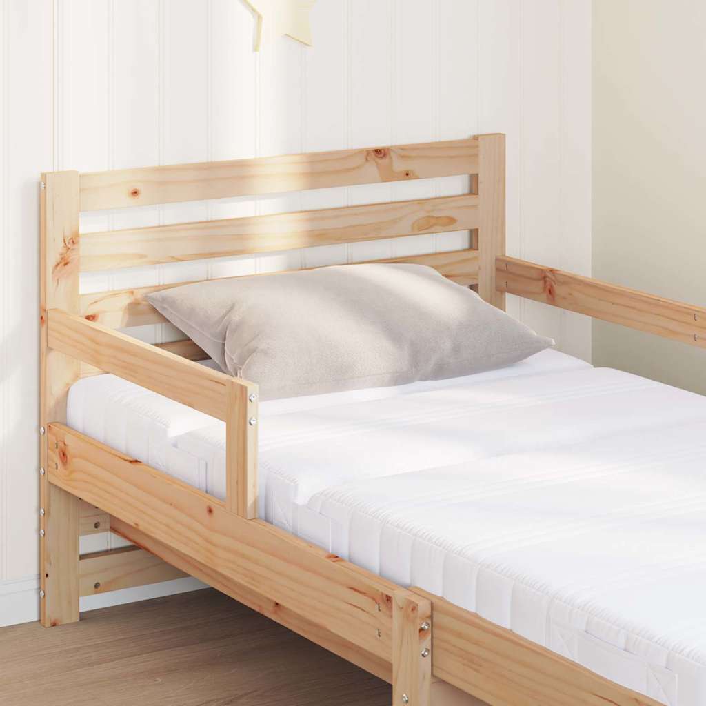 vidaXL Stelaż łóżka z wydłużonym materacem Brązowy 80 x 200 cm