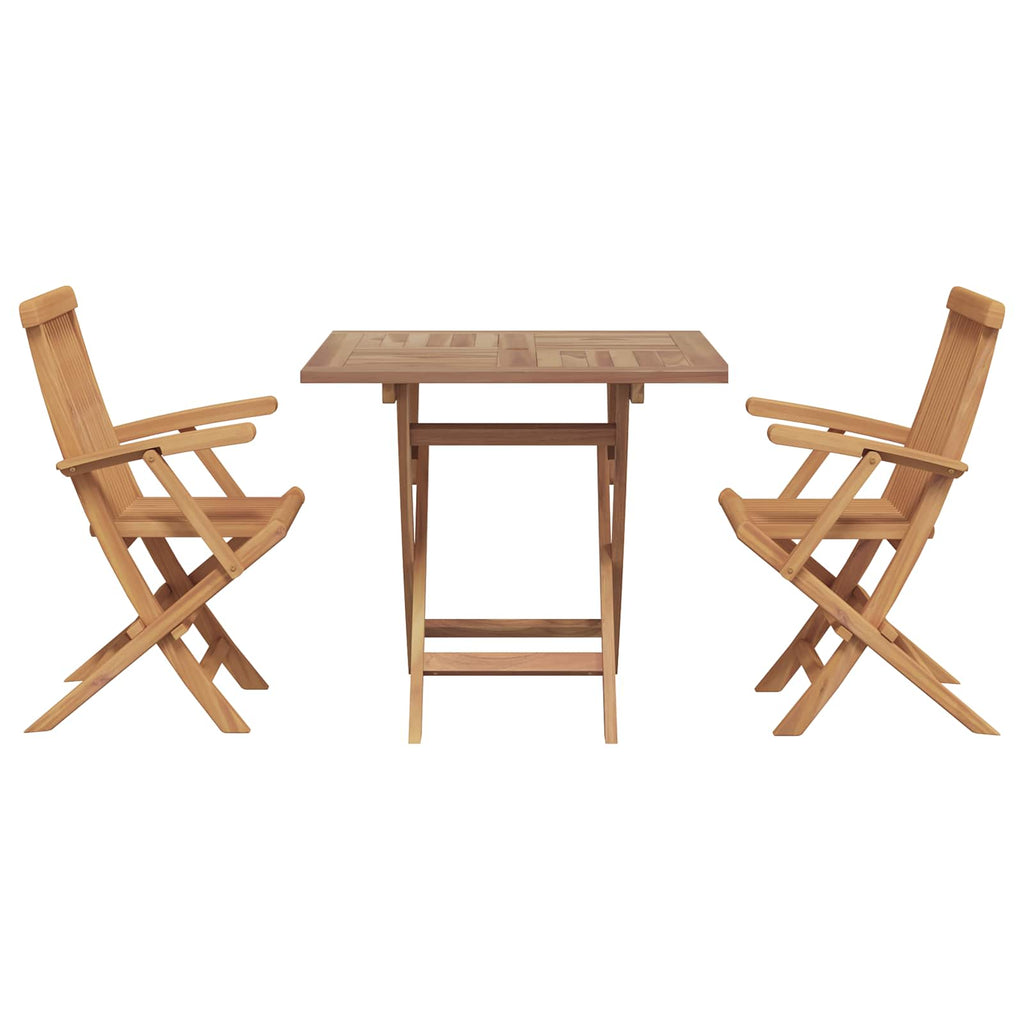 vidaXL Zestaw do jadalni w ogrodzie 3 pcs Brązowy Lite Drewno Akacji