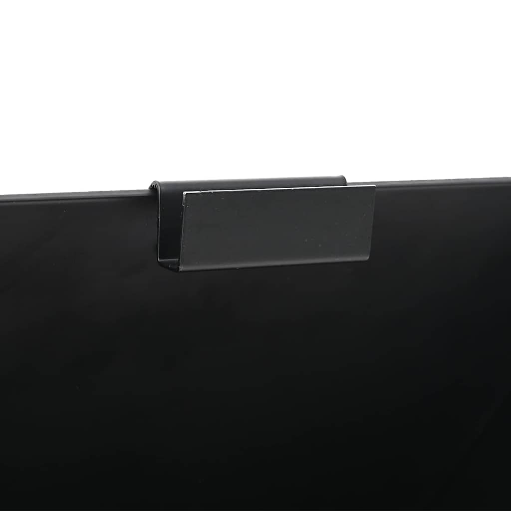 vidaXL Kulochwyt Czarny 31 x 23 x 31,5 cm Stal
