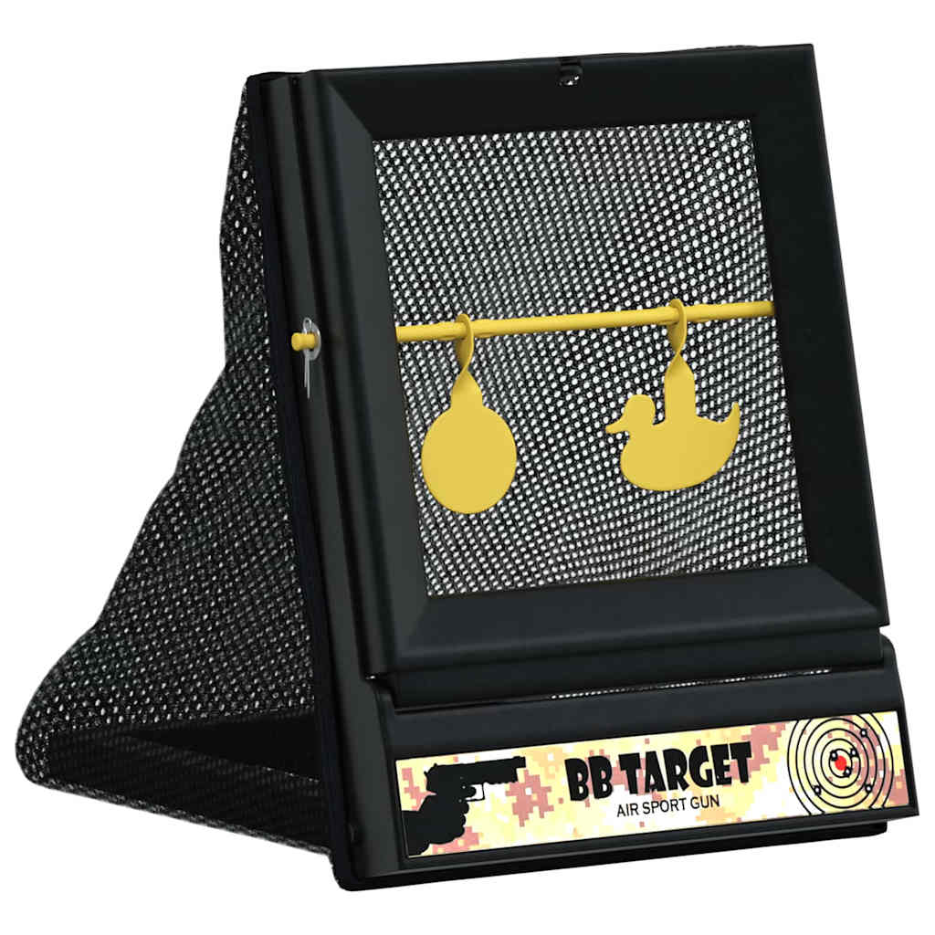vidaXL Cel do airsoftu Czarny 19 x 26 x 25 cm Z tworzywa sztucznego