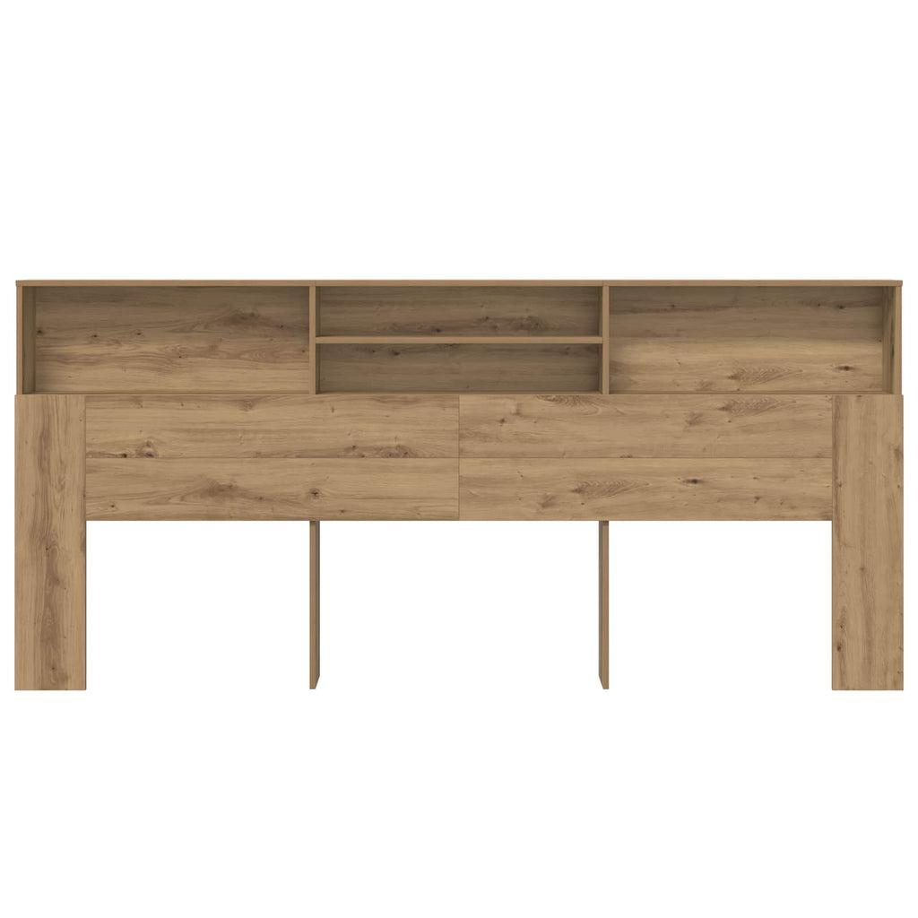 vidaXL Szafka z zagłówkiem Dąb rzemieślniczy 220 x 19 x 101,5 cm