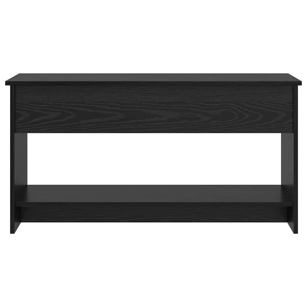 vidaXL Stolik kawowy Czarny Dąb 80 x 50,5 x 41,5 cm