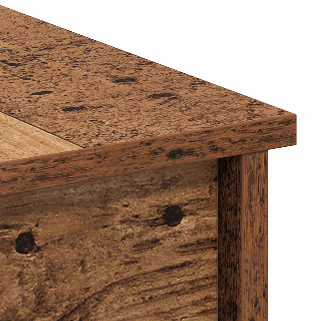 vidaXL Stolik kawowy Stare drewno 102 x 50,5 x 46,5 cm