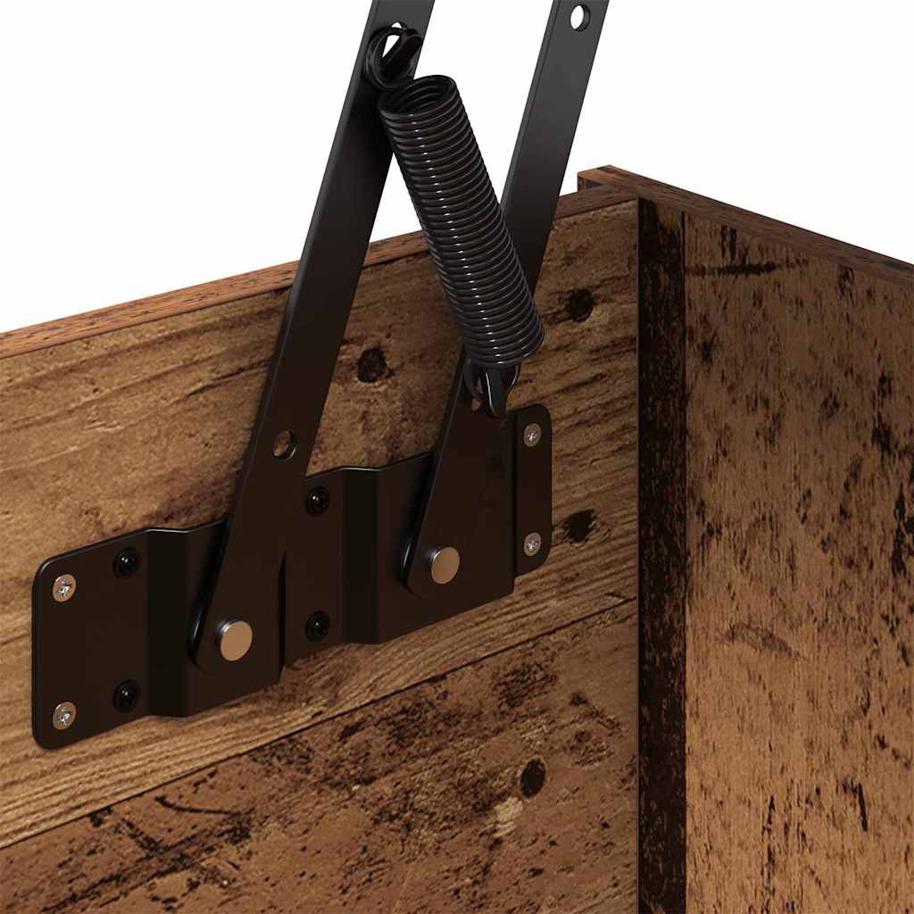 vidaXL Stolik kawowy Stare drewno 102 x 50,5 x 46,5 cm