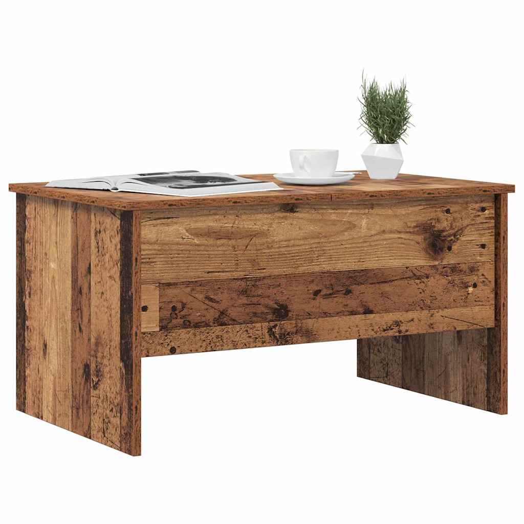 vidaXL Stolik kawowy Stare drewno 102 x 50,5 x 46,5 cm