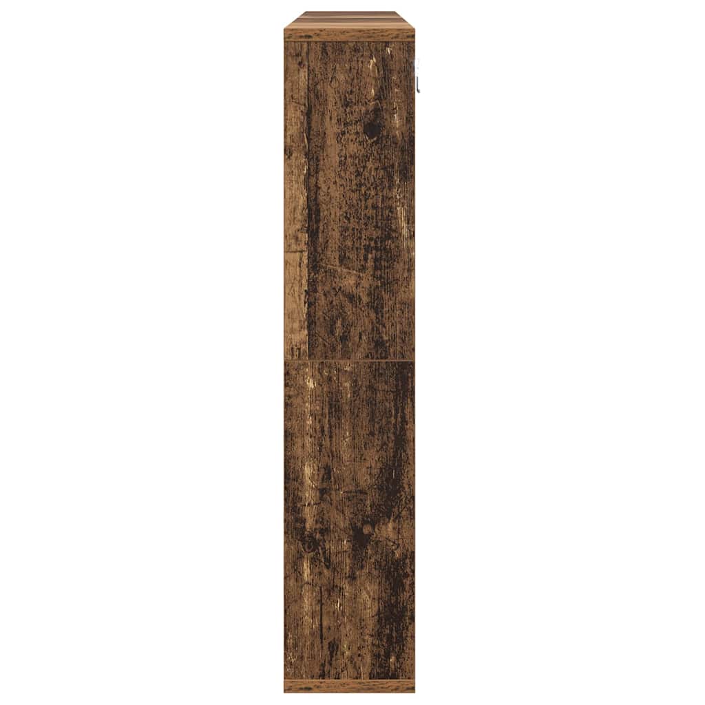 vidaXL Szafka z lustrem z półką Stare drewno 91 x 15 x 76,5 cm