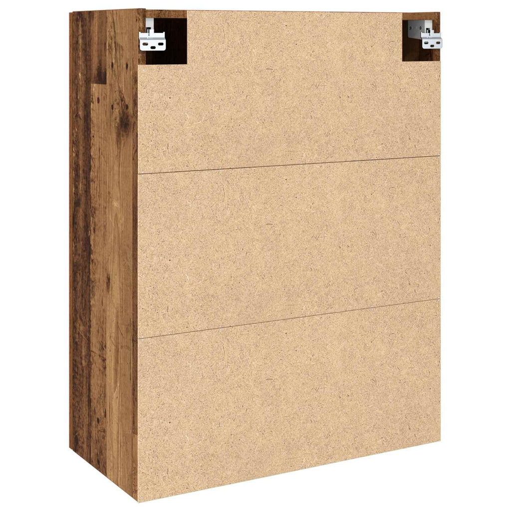 vidaXL Szafka ścienna Stare drewno 69,5 x 34 x 90 cm