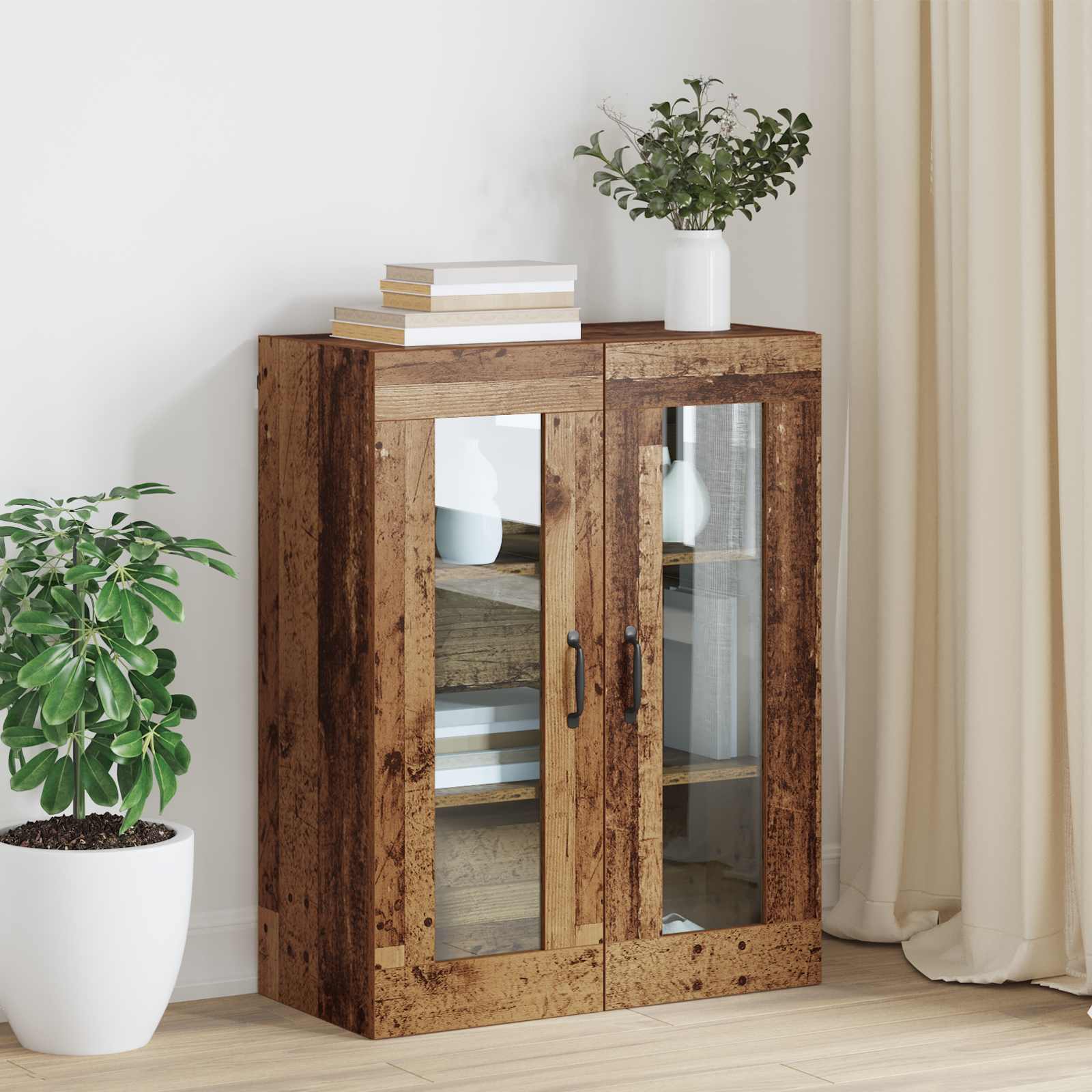 vidaXL Szafka do przechowywania Stare drewno 69,5 x 34 x 90 cm