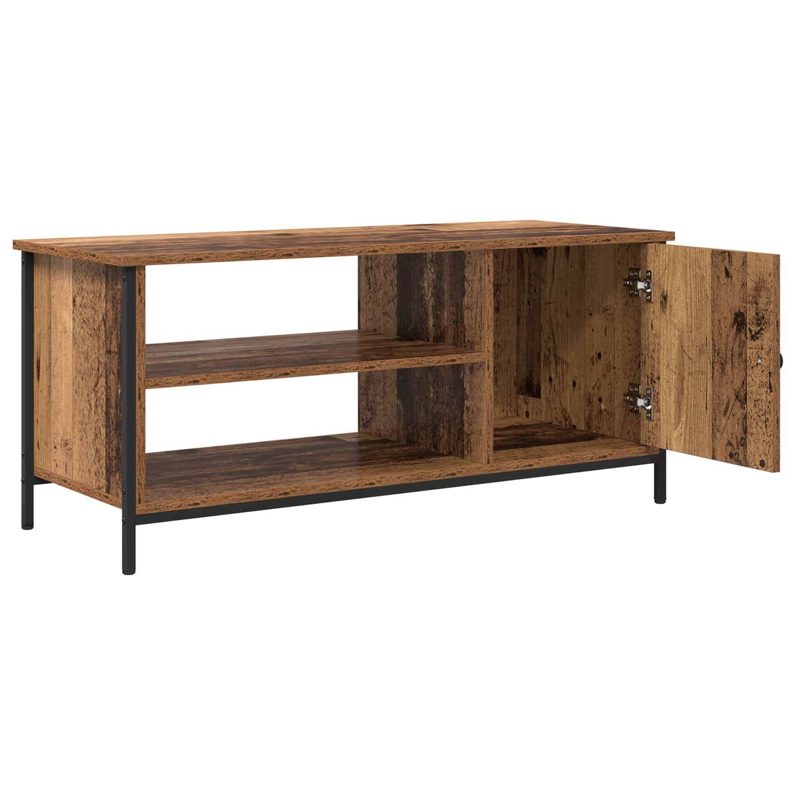 vidaXL Szafka pod telewizor Stare drewno 100 x 40 x 45 cm