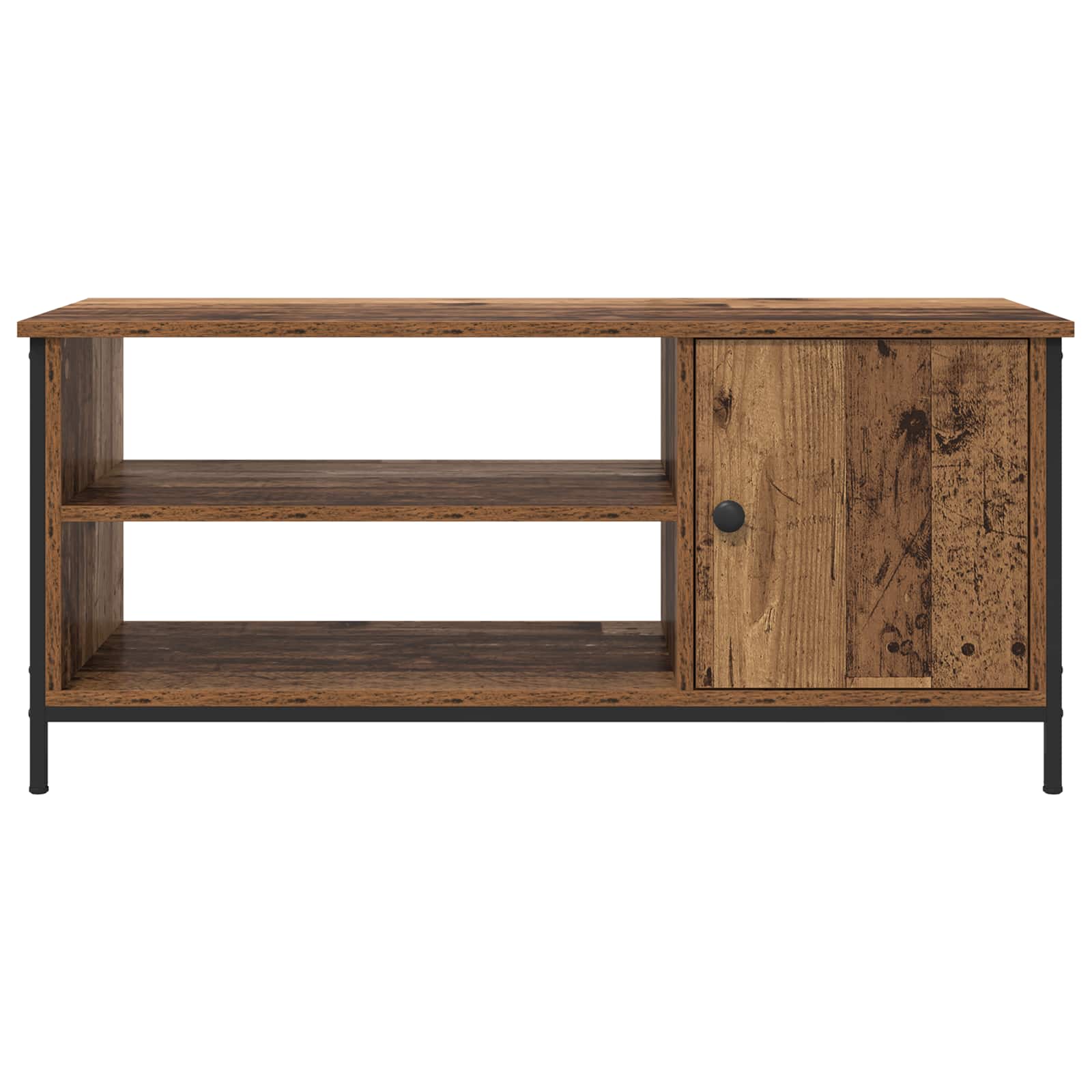 vidaXL Szafka pod telewizor Stare drewno 100 x 40 x 45 cm